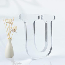 4 Inch Designable Acrylic Letters Unfinished Acrylic Letter for Wall Decor Decor