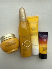 L’occitane Divine Face Care Set 4 Pcs- Face Cream Serum & Cleansing Mousse New