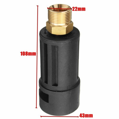 #ad #ad High Pressure Washer Gun Lance Fitting Adapter For Karcher K series X M22M 1Pcs $19.14