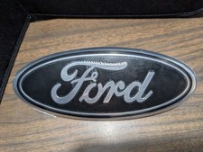 New Ford Emblem 9 Inch Black Chrome Silver Grill Tailgate S8 New Ford Emblem 9 Inch Black Chrome Silver Grill Tailgate S8