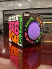 Purple NeeDoh Nee Doh The Groovy Glob Super 4.5-In Large Stress Ball XL Squishy