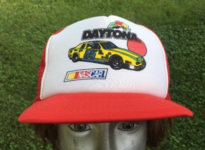 Vintage Nascar Daytona Trucker Hat Mesh 