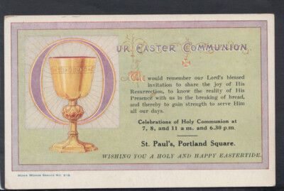 Gruß Postkarte - Unsere Osterkommunion, St. Paul's, Portland Square T5726