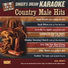 Country Male Hits Karaoke CDG - Audio CD By Various Artists - VERY GOOD