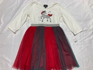 unicorn christmas dress