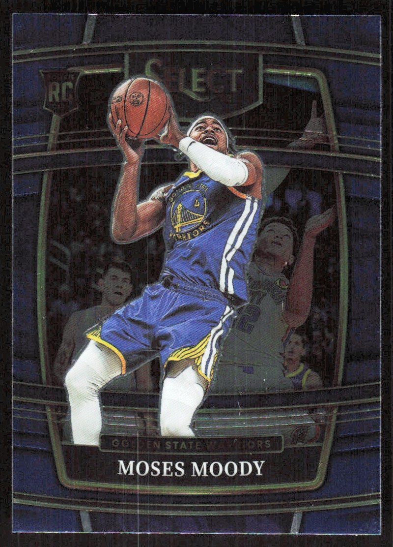 2021-22 6100A Panini Select Moses Moody Rookie Golden State Warriors #62