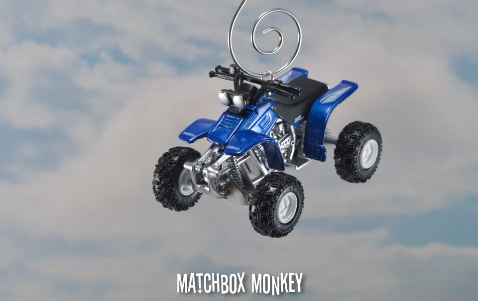 Custom Yamaha Warrior 350 ATV 4x4 Polaris Honda Christmas Ornament 1/32 Quad - Image 4 of 4
