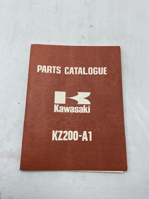 【 sk8sgr様 】専用ページ 1976 Kawasaki KZ200-A1 Factory Shop Parts Catalog Manual SK27 | eBay