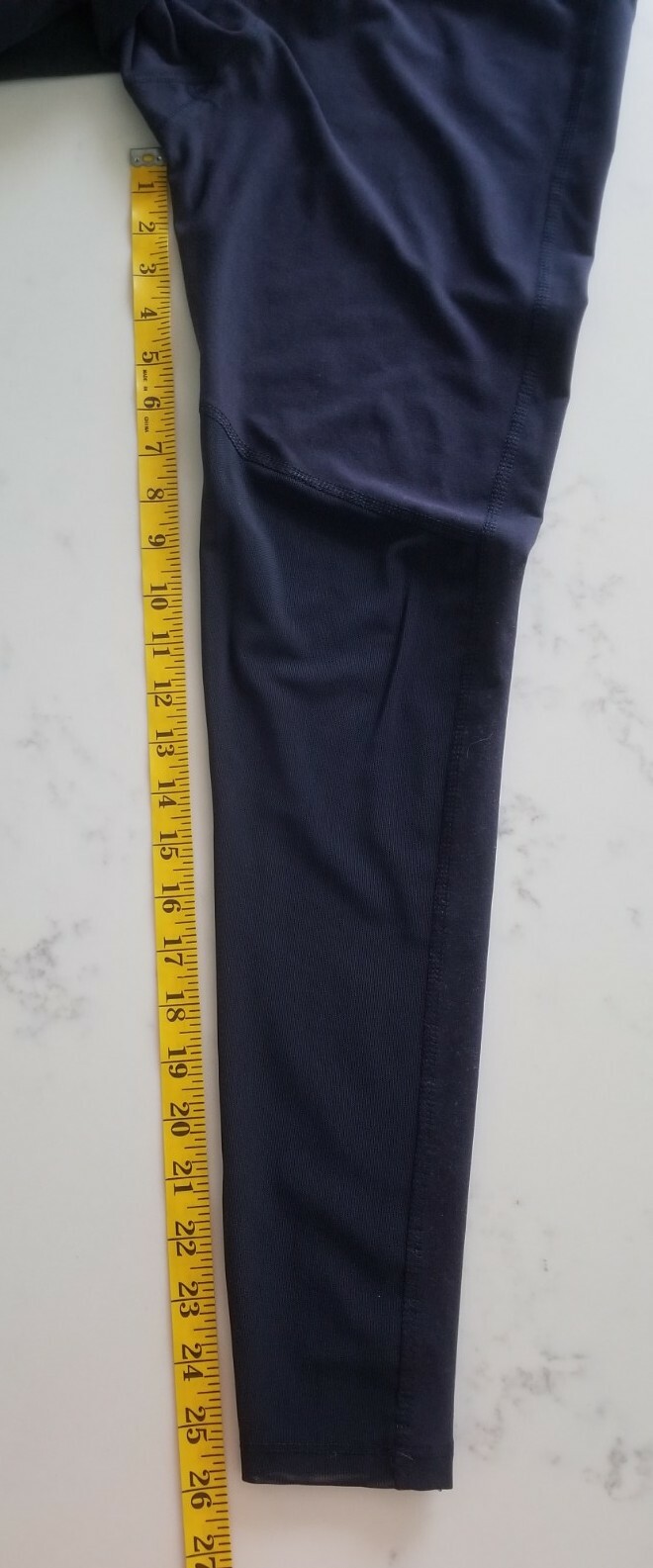 Marika Women navy blue Leggings mesh inserts size S Gem