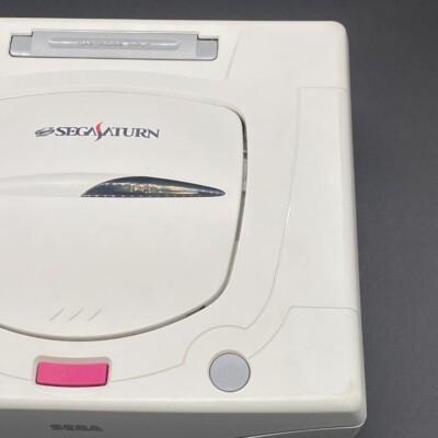 Sega Saturn Console White HST-3220 confirmed working Japanese