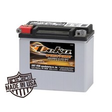 Deka ETX12 Battery - 12V 10AH 180 CCA, 1 Yr Warranty, USA Made