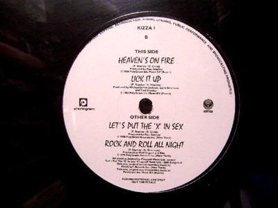 Kiss - Lets Put the X in Sex 12 EP PROMO ONLY UK Kizza 1