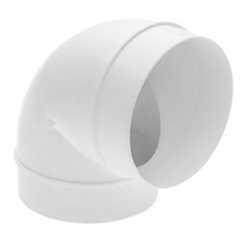 Tumble Dryer Elbow Duct 4" 100mm 90 Degree Bend Vent Hose Pipe Tube Connector