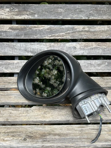 MINI COOPER CLUBMAN S 11-16 OEM LEFT DRIVER SIDE DOOR REAR VIEW MIRROR BLACK