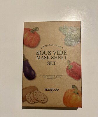 SKINFOOD - Sous Vide Mask Sheet - 5Types Korean Skin Love   Korean Skincare