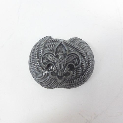 Set 3 Vintage BS Boy Scouts De Amérique Ceinture, Foulard Slide & Cravate Pince - Photo 7 sur 8