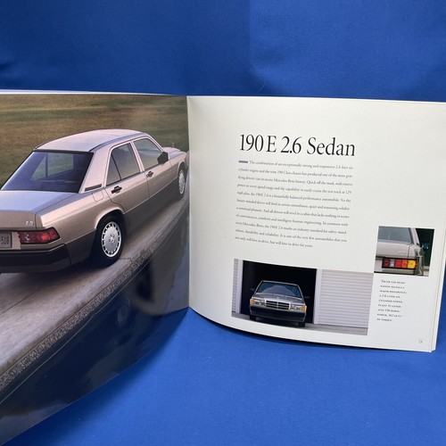 1991 Mercedes-Benz Car Dealer Sales Brochure Catalog Lot 190 AND 300 Class (2) - Picture 14 of 16