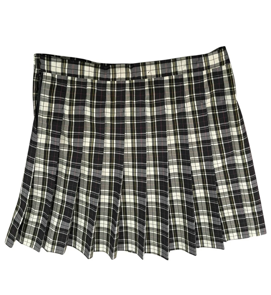 Saia plissada xadrez uniforme Dennis 018650 meninas 12 G12 escola católica União dos EUA - Imagem 2 de 4