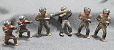Antique Lead Soldier 6 Figures Lot