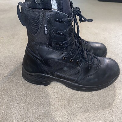 Danner Mens Sz 10 Men Black Leather, GoreTex Kinetic GTX Side Zip
