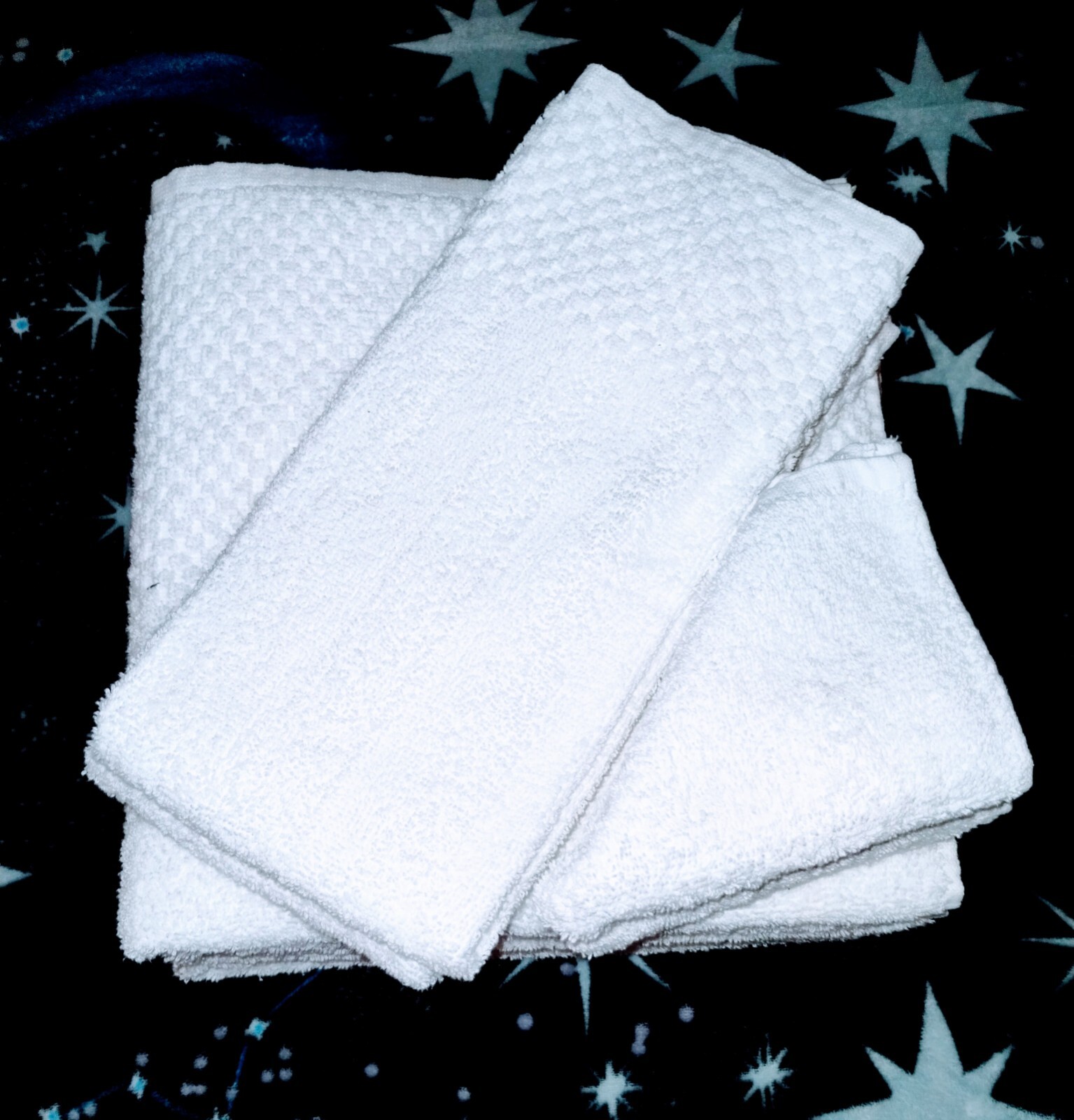 Bath towel set for bathroom White