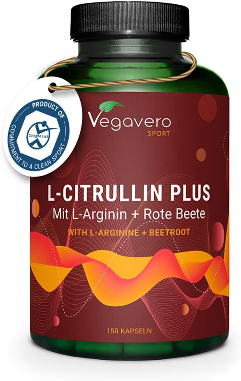 L-Citrullina + Arginina 2946mg Vegavero® - Ottimizzazione Ossido Nitrico
