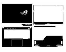 Carbon fiber Laptop Sticker Skin Decal Cover for Asus ROG Strix G15 G513QE 15.6"