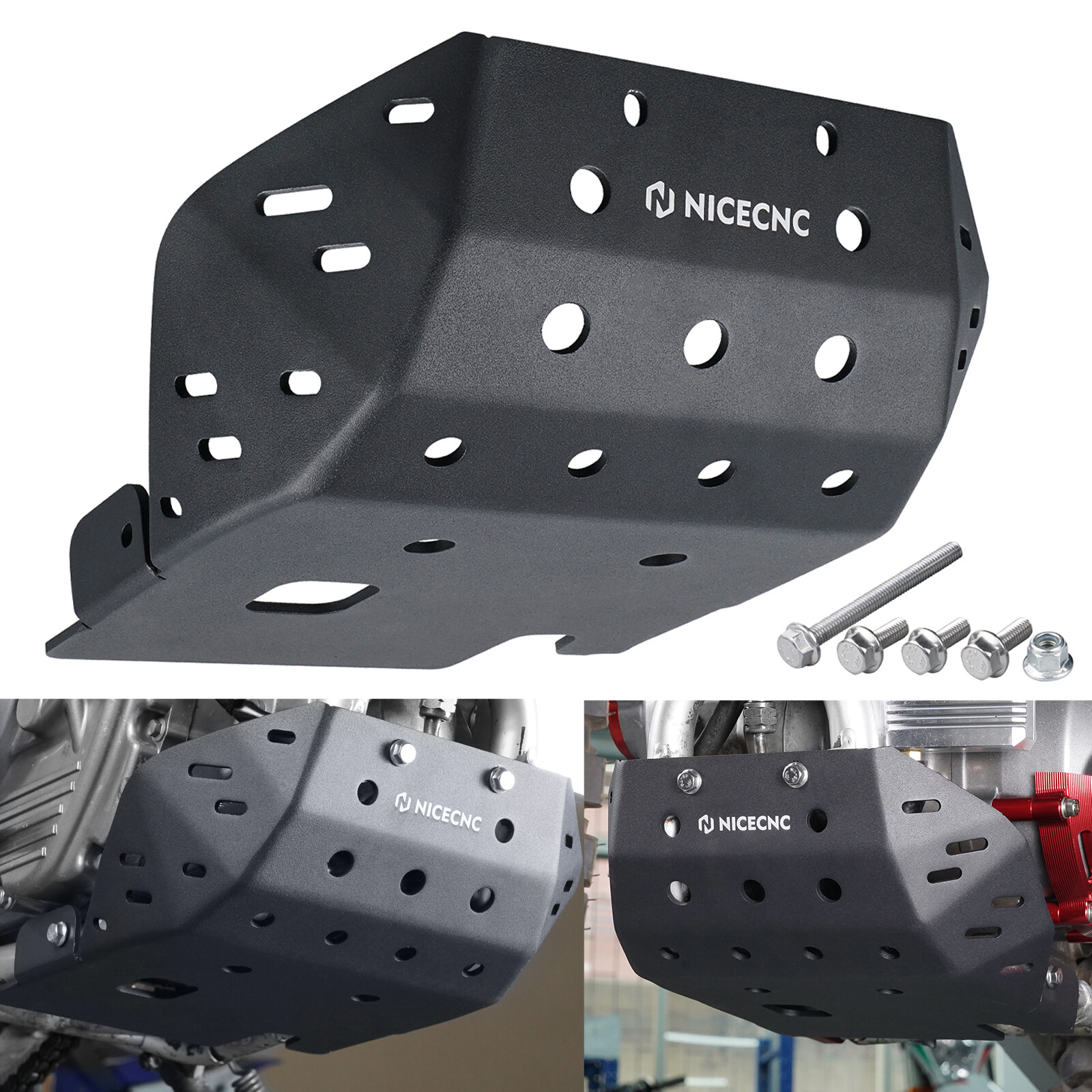 Honda Xr 650l Accessories NICECNC Black Skid Plate Bash Crash Plate Engine  Bottom Protector Guard Cover Compatible With Honda XR650L 1993 1994 1995  1996 1997 1998 1999 2000 2001-2024,Aluminum Alloy Anodization Yz250f  Accessories, image size:1600x1600