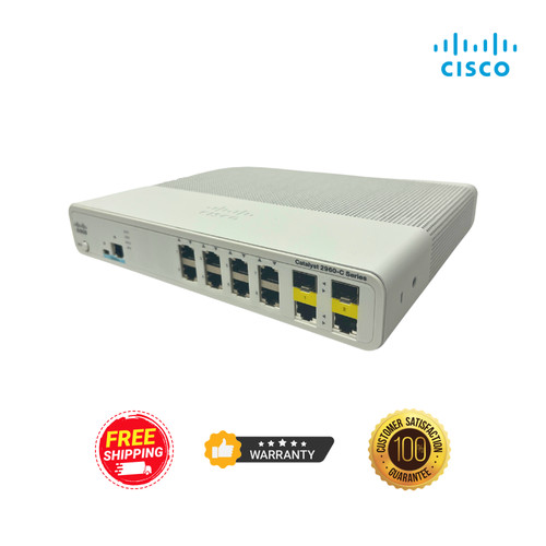 Cisco WS-C2960C-8TC-L 2960C 8-Port Ethernet Catalyst Switch, Free Shipping