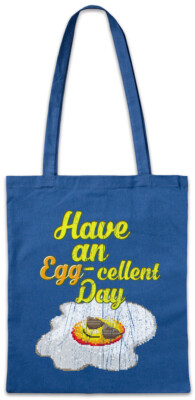Have An Egg-Cellent Day Stofftasche Einkaufstasche Fun Gamer Gaming Spiegelei Ei
