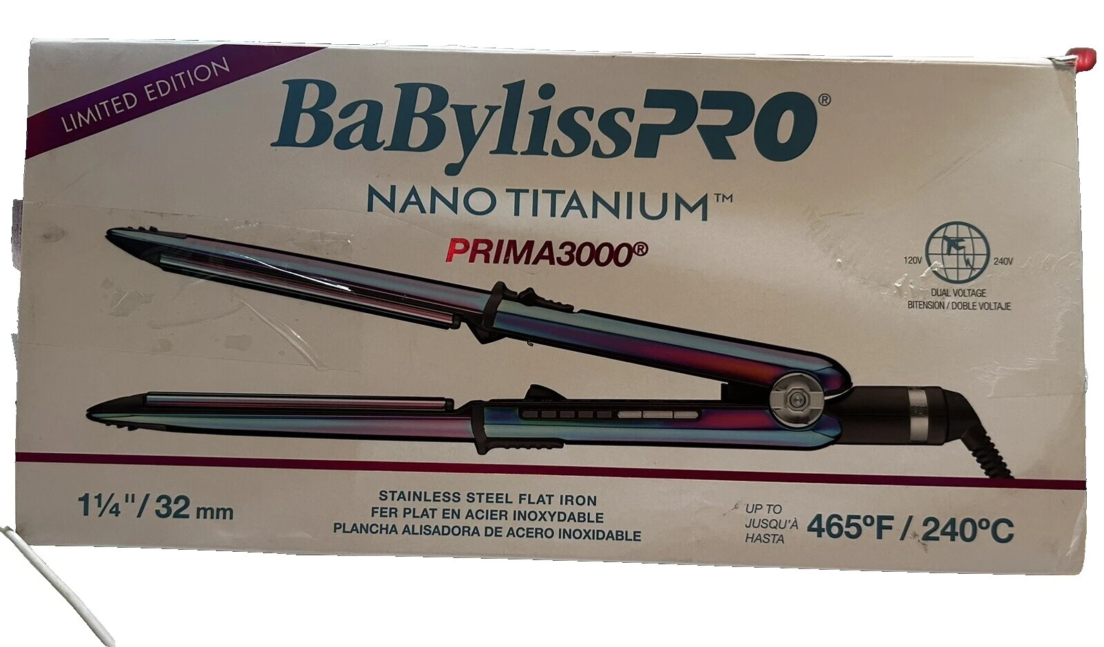 BaByliss PRO Multicolor planchas para el pelo y Tenazas