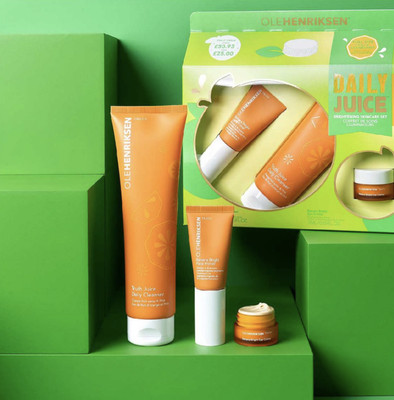 ole henriksen daily juice brightening skincare set