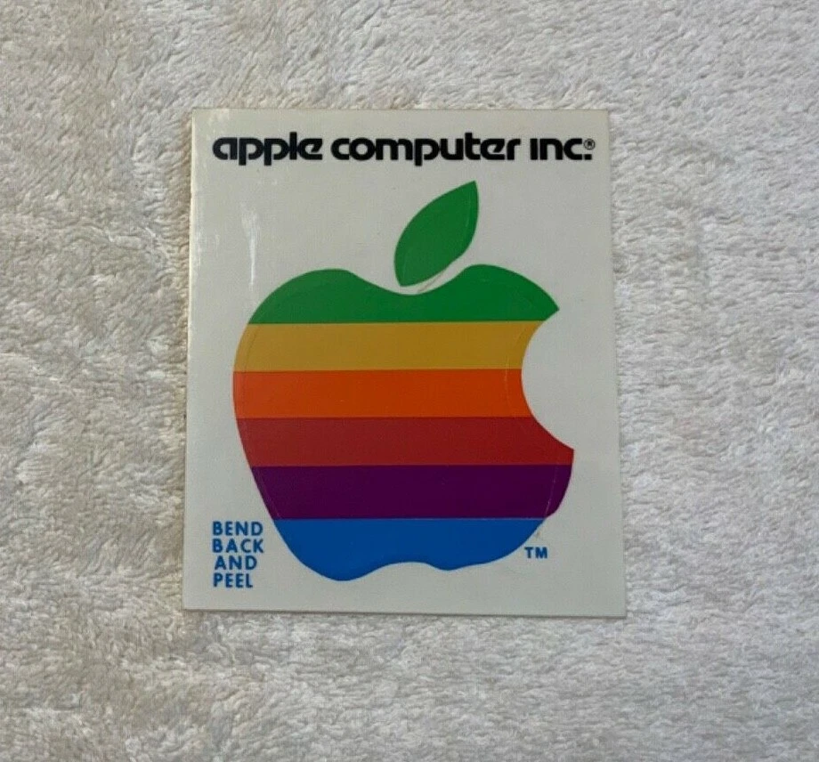 Vintage 1980 s Apple Computer Inc. Sticker eBay