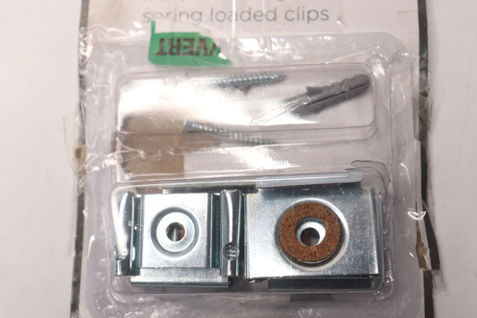 (4Pk) Glacier Bay Spring Loaded Mirror Mounting Clips Missing Wall