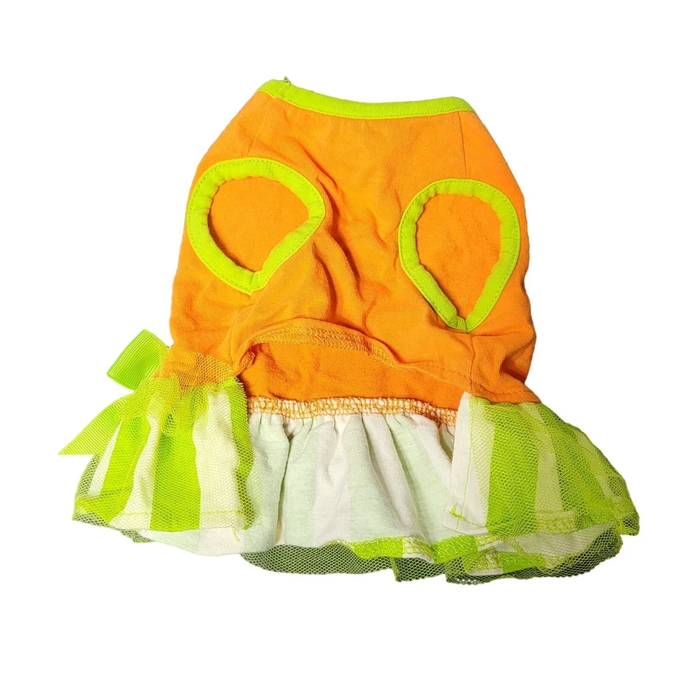 Vestido de Halloween pequeno Martha Stewart Pets abóbora tutu cachorro - Imagem 2 de 4