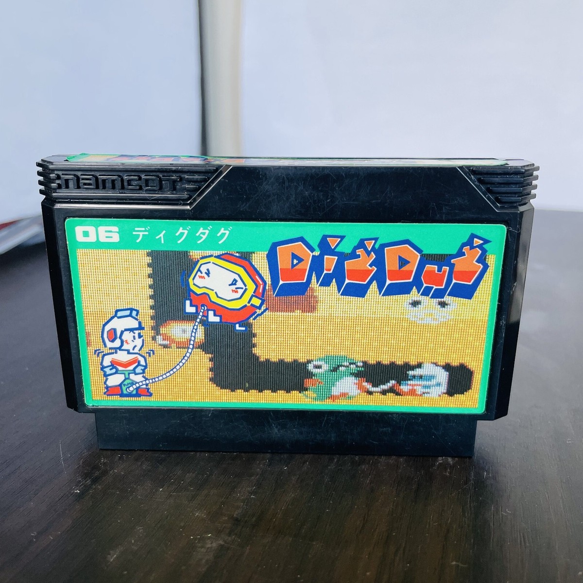 Dig Dug Nintendo Famicom Namco 1985 Japanese Version Action Retro