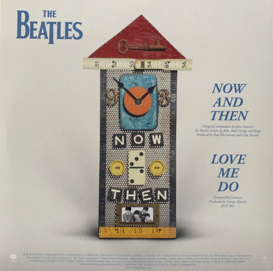 The Beatles - Now and Then  Exclusive  Black 12" Vinyl Single 2 Tracks NEU - Bild 2 von 4