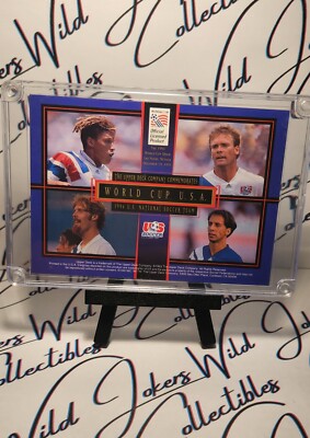 1993 Upper Deck World Cup Soccer U.S. National Team Card