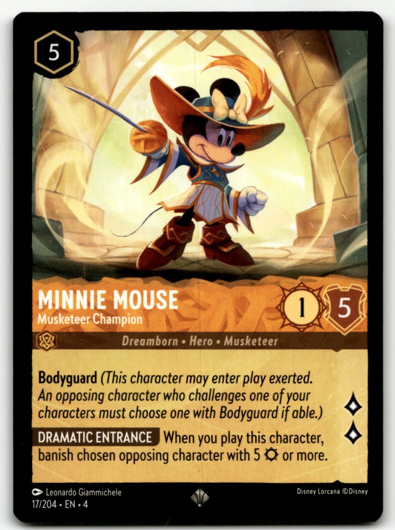 2024 Disney Lorcana Trading Card Minnie Mouse #17 TCG Ursula's