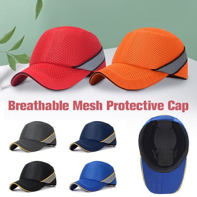 Protective Baseball Cap Bump Hat Head Protection Hard Inner Shell Safety Helmet