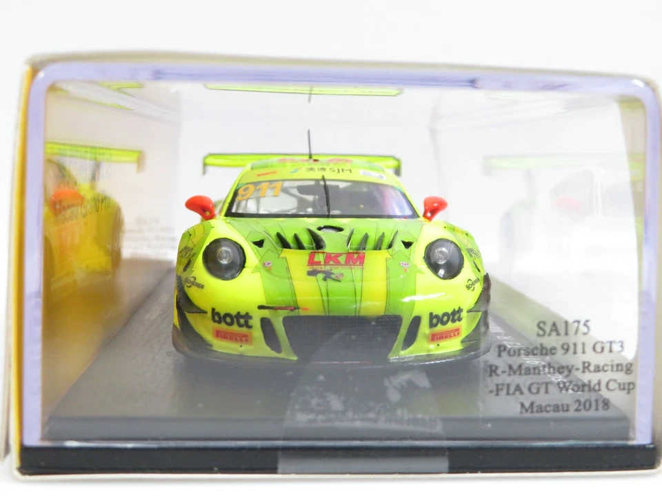 1:43 Spark SA175 Porsche 911 GT3 Manthey Racing FIA GT WC Macau 2018 Y7 - Bild 3 von 4