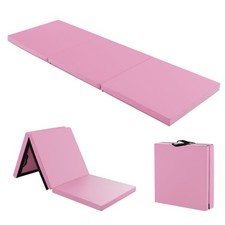 6 ft x 2 ft Portable Gymnastics Tumbling Mat Tri-Fold Folding Exercise Mat Yoga
