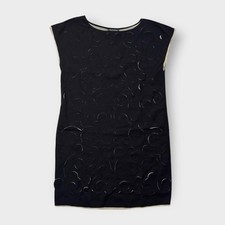 Catherine Malandrino Women's Sleeveless Black Spiral Cutout Dress Size M NWT