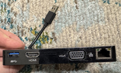 ICY BOX IB-DK401 Dockingstation USB 3.0 HDMI VGA Ethernet Schwarz