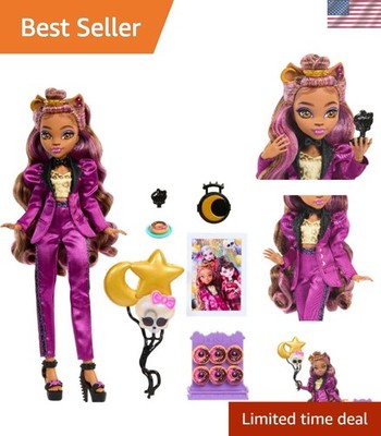 Creeperific Clawdeen Wolf Doll with Monster Ball Accessories - Perfect for Kids
