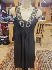 Bisou Bisou Women's Evening Dress Size 4 Black Stretchy
