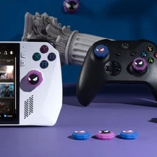 Thumbstick Grip Joystick Caps for XBOX Controller Luminous Purple Devil 4PCS