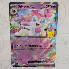 SYLVEON EX 071/128 POKEMON CARD (30TH CELEBRATION SET) 