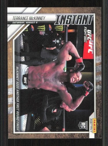 2022 Panini Instant UFC TERRANCE MCKINNEY card only 50 made GOLD /50 #96