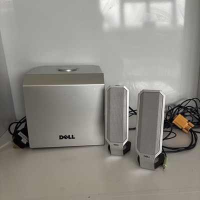 Dell A525 Zylux Multimedia Computer Lautsprechersystem - ungetestet/Ersatzteile siehe Fotos